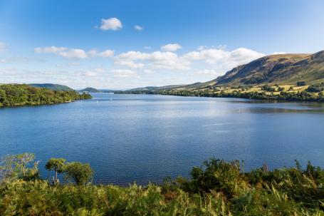 Ennerdale Water is a clean glacial lake in the Lake District National Park in Cumbria, England. No roads lead to this lake.