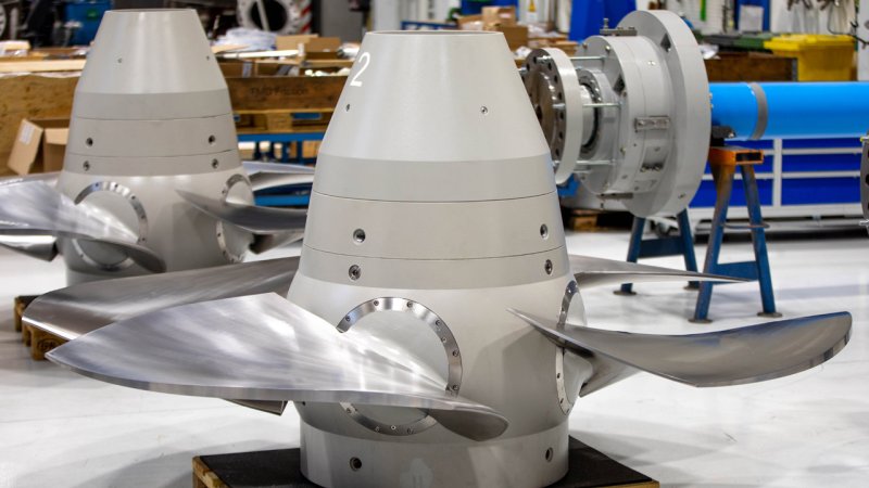 Production of modern Kaplan turbine runners. (Source: © Markus / stock.adobe.com)