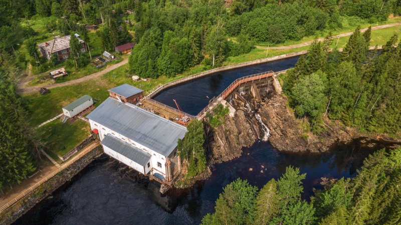 The powerhouse of the Hämekoski hydroelectric power plant in Karelia, Russia. (Source: © Андрей Шашков / stock.adobe.com)