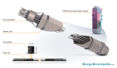 Model of a VVER fuel assembly (image available in the Free Downloads section).
