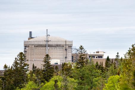 A distant view of the Point Lepreau Nuclear Generating Station in New Brunswick, Canada, which operates a single CANDU-6 pressurised heavy water reactor. (Source: © madscinbca / stock.adobe.com)