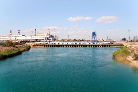The nuclear power plant with the BN-350 fast reactor in Aktau, Kazakhstan, on the coast of the Caspian Sea, was one of the world's first nuclear facilities to provide heat for large-scale desalination of water for public use. (Source: © yevgeniy11 / stock.adobe.com)