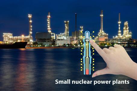 A nuclear power plant equipped with several small modular reactors can supply reliable energy for entire industrial-scale urban areas. (Source: © wasanajai / stock.adobe.com)