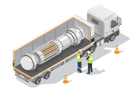 One of the challenges will be the transport of prefabricated modules from the manufacturing facility to the plant site, including the associated security measures and overall logistics. (Source: © AllahFoto / stock.adobe.com)