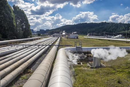 New geothermal power plants have only minimal impact on the surrounding environment.