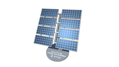 If desired, 3D-printable data for constructing a photovoltaic panel mounting stand can be downloaded from …