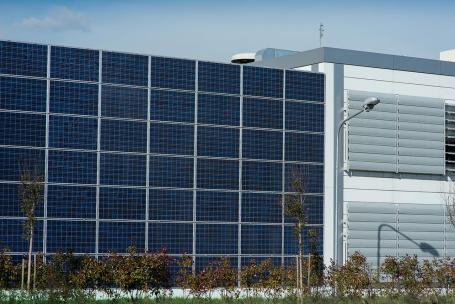 Building Integrated Photovoltaic is a new trend in the buildings construction where solar panels directly create roof or walls of the building.