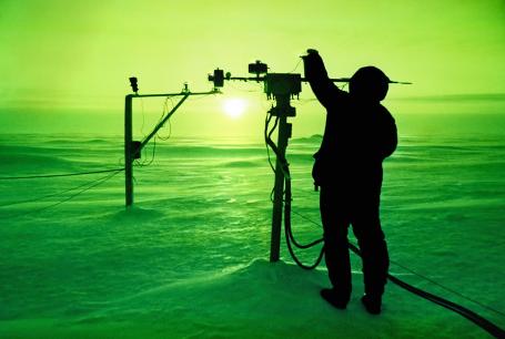 Solar activity monitoring at the North Pole.